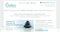 Desktop Screenshot of eleapsicopedagogia.es