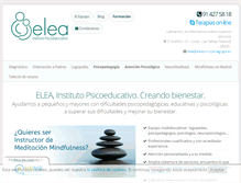 Tablet Screenshot of eleapsicopedagogia.es